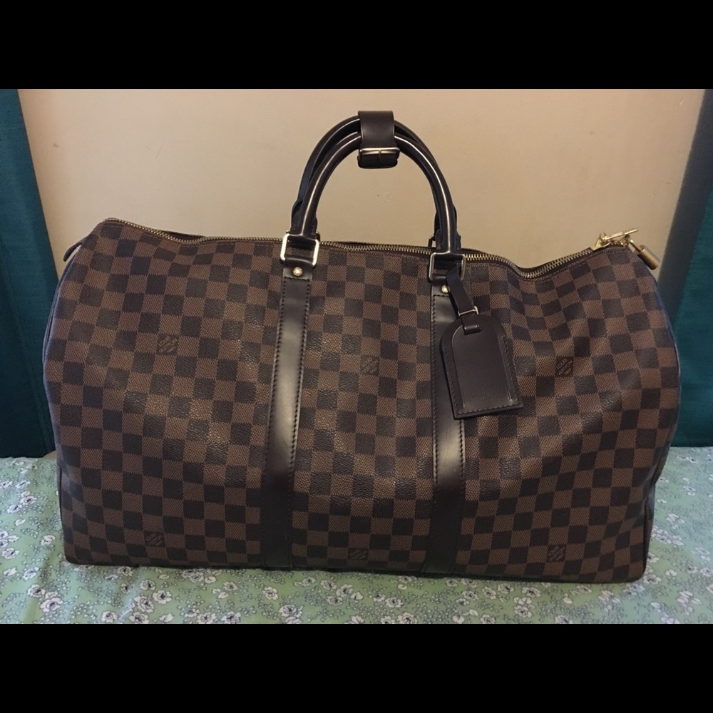 LV Louis Vuitton Keepall 50 Damier Ebene - Picture 2 of 5